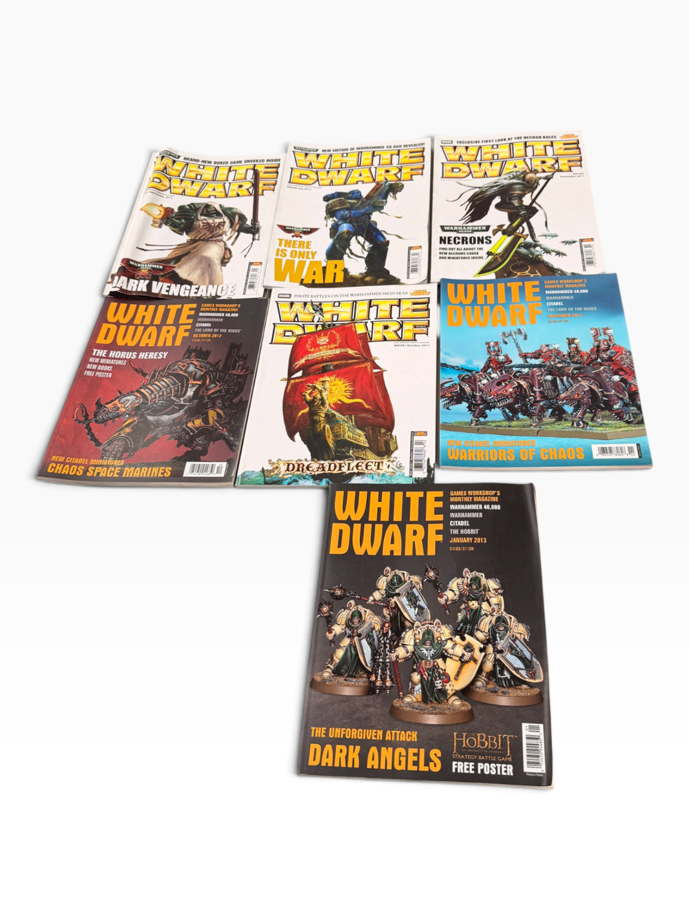Lot Of 7 Games Workshop White Dwarf Magazines